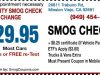 Quality Smog Check & Oil Change Coupon